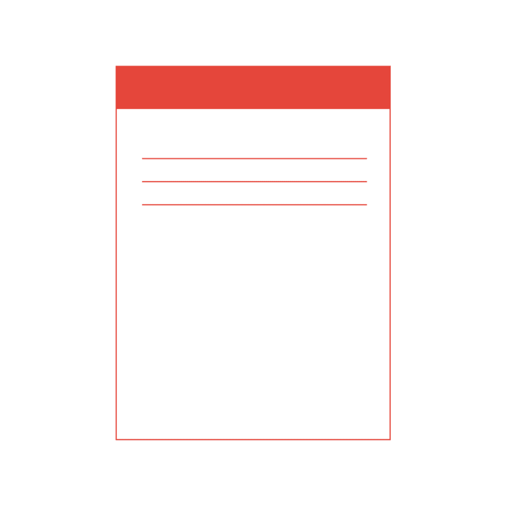 basic notepad template