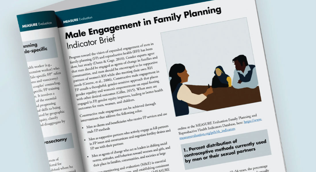 MEASURE editorial illustration of people discussing public-health information