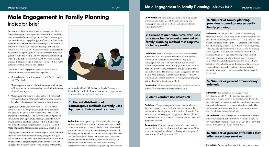 Open MEASURE publication spread with clear editorial hierarchy
