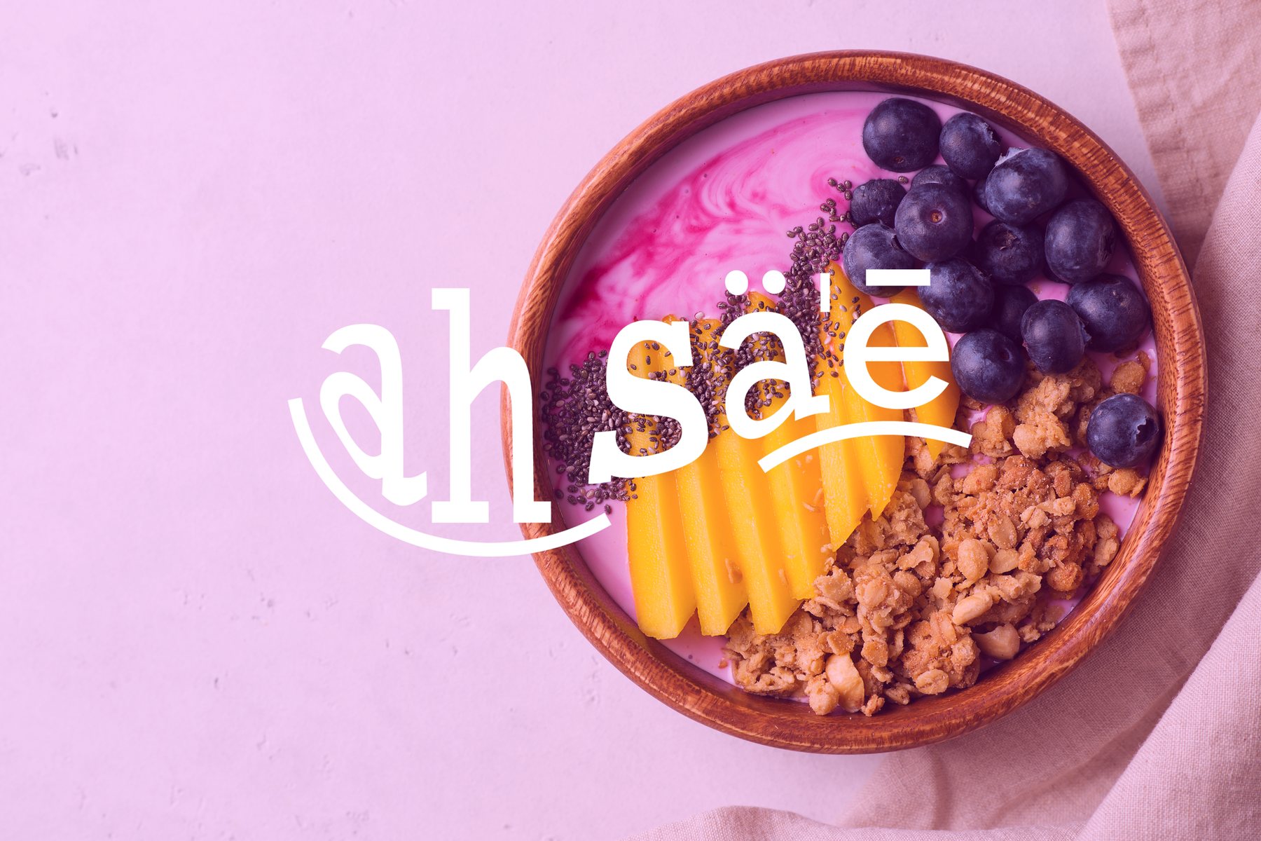 Ah Sae identity applied to a colorful food bowl image